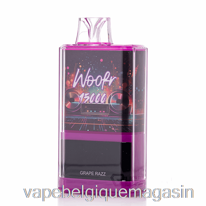 Vape Jetable Woofr 15000 Raisin Jetable